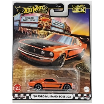 Hot Wheels 1:64 Boulevard  - Ford Mustang Boss 302 1969 orange